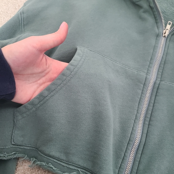 Vici cropped distressed hoodie jacket - Picture 6 of 10